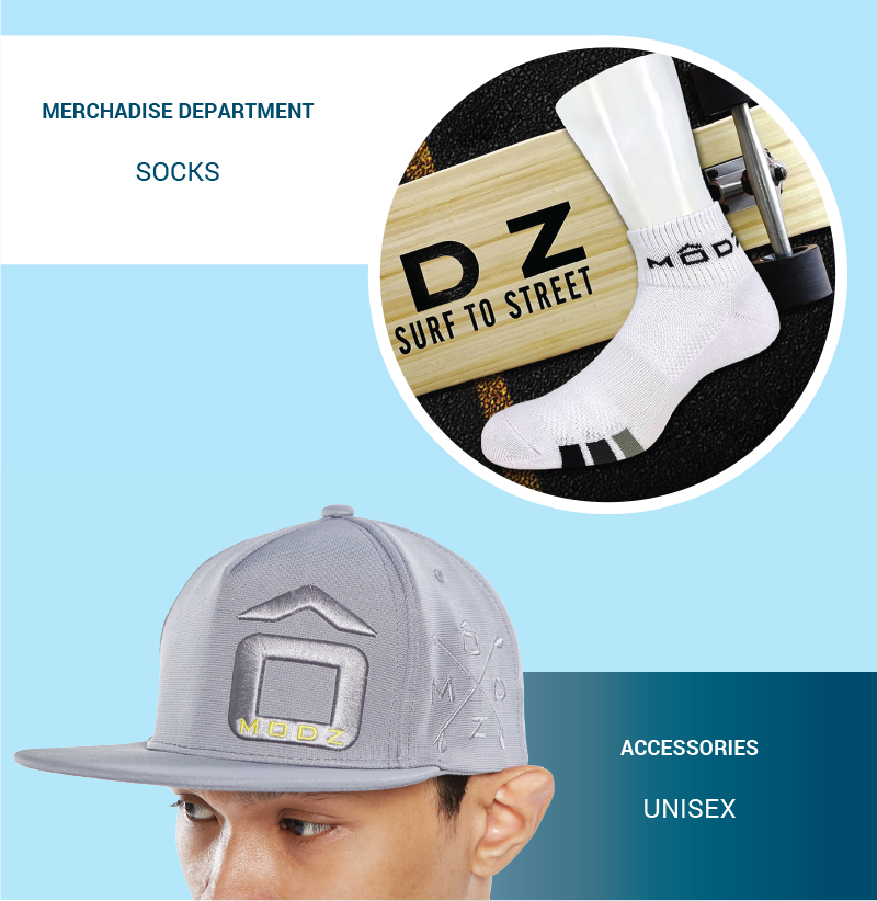 MODZ Malaysia - socks and accessories department